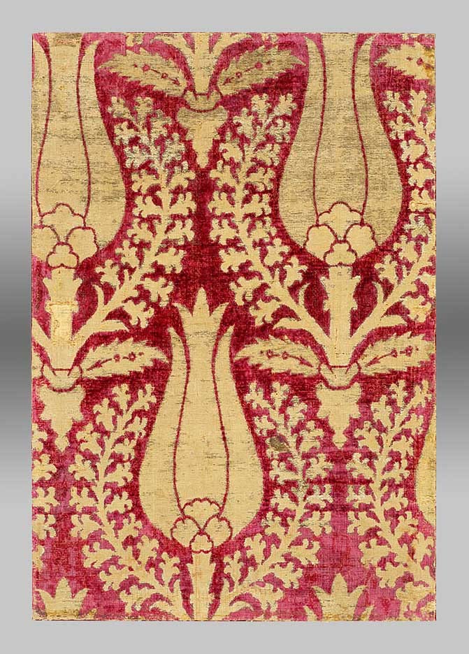 Ottoman Velvet Fragment