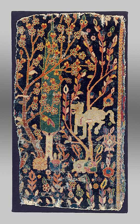 Kerman Carpet Fragment