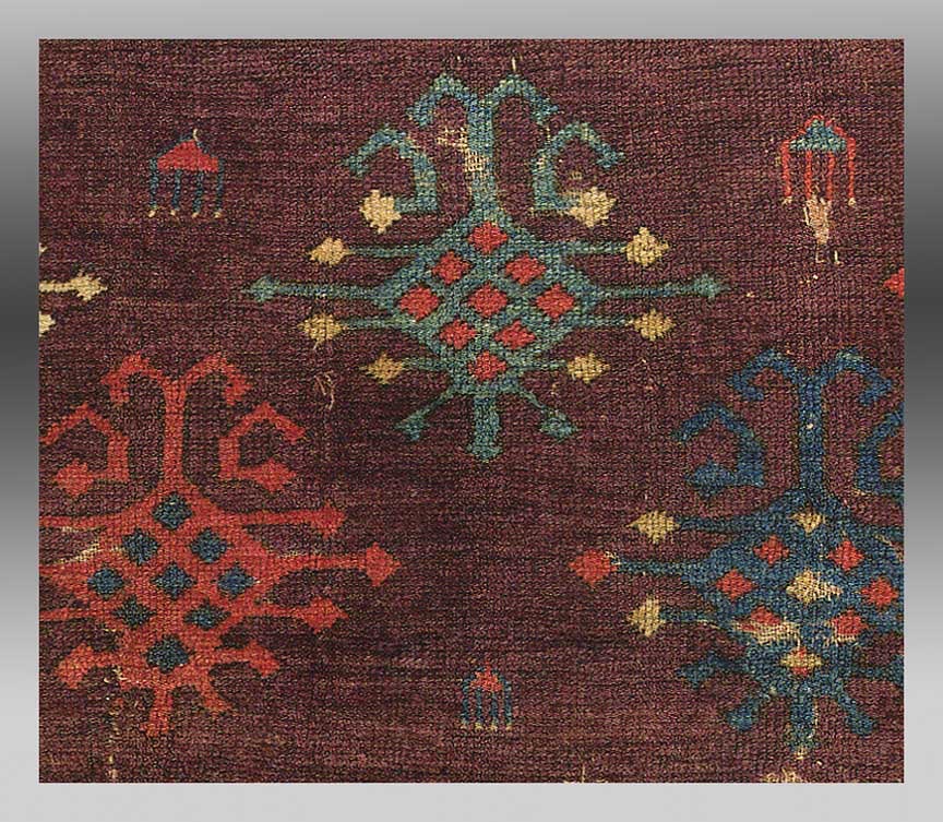 Turkmen Rug Fragment